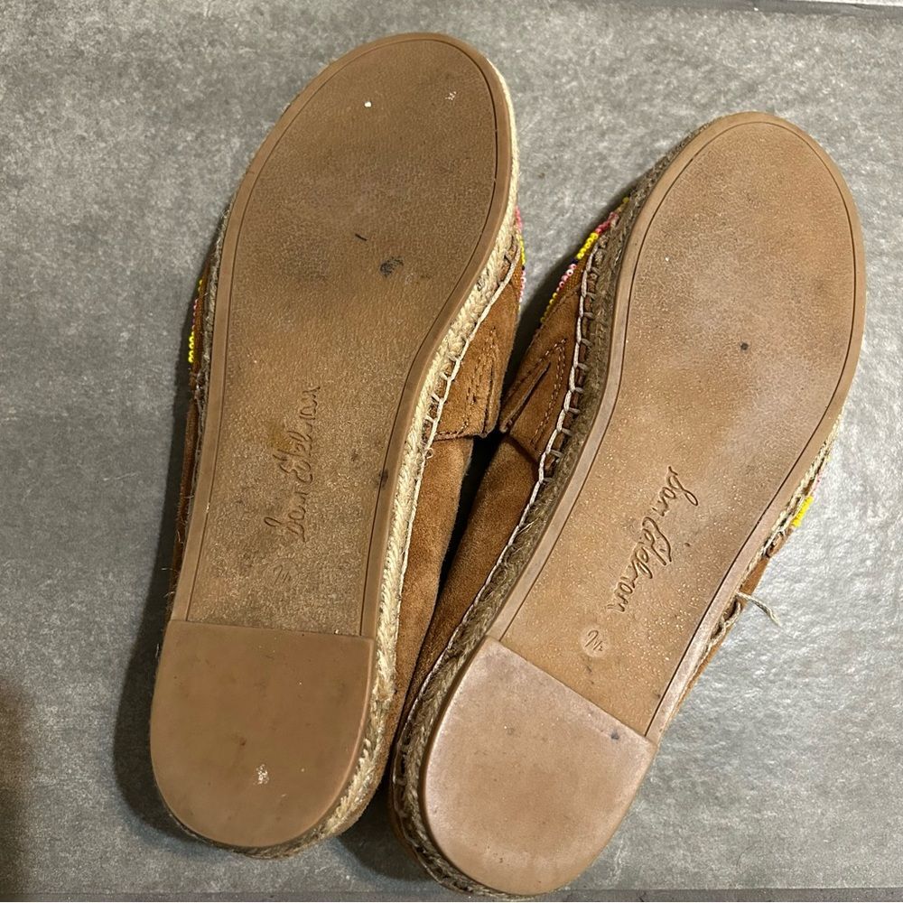 Sam Edelman Maris Vibrant Beaded Suede Espadrille Flats Women’s Shoe Size 7.5 - Picture 8 of 10